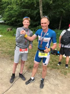 Tobias og Ragnar ved Tri ved Sen 2018